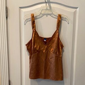 Old Navy Satin Camisole in Rich Bronze
